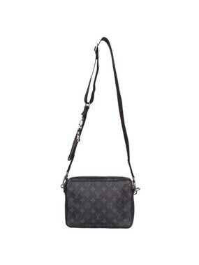 Louis Vuitton Monogram Eclipse Trio Messenger Shoulder Bag